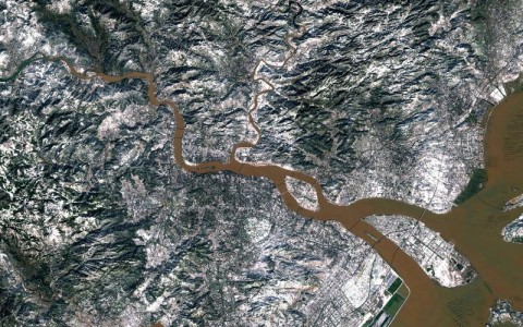 温州卫星地图（温州卫星云图）