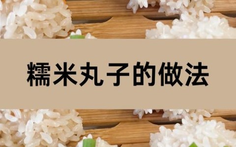 糯米丸子的做法（糯米丸子的做法家常做法）