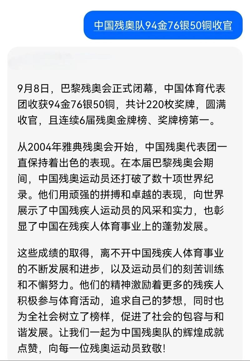 残奥会收官战(残奥会 s)