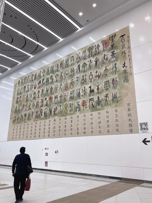地铁书法家地书表演(地铁书房站在哪里)