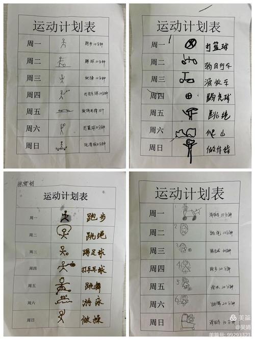 如何设计一份适合自己的每周运动菜单(运动食谱一周安排表)