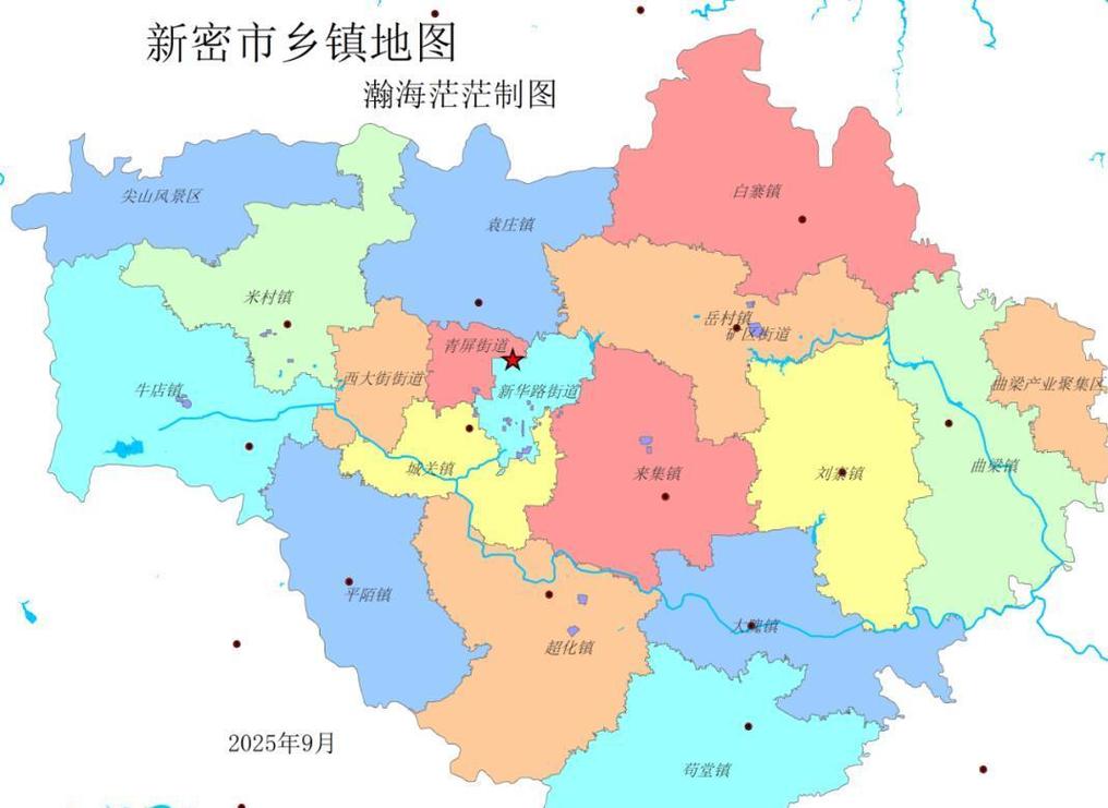 新密市地图（新密市地图图片）