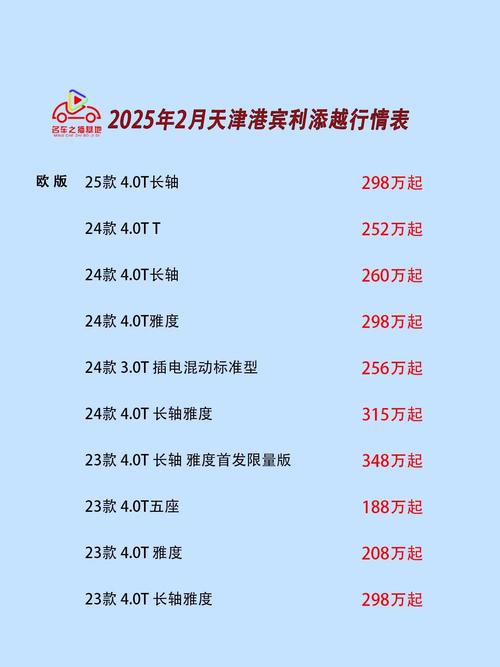 汽车报价大全(汽车报价大全2025新车报价)
