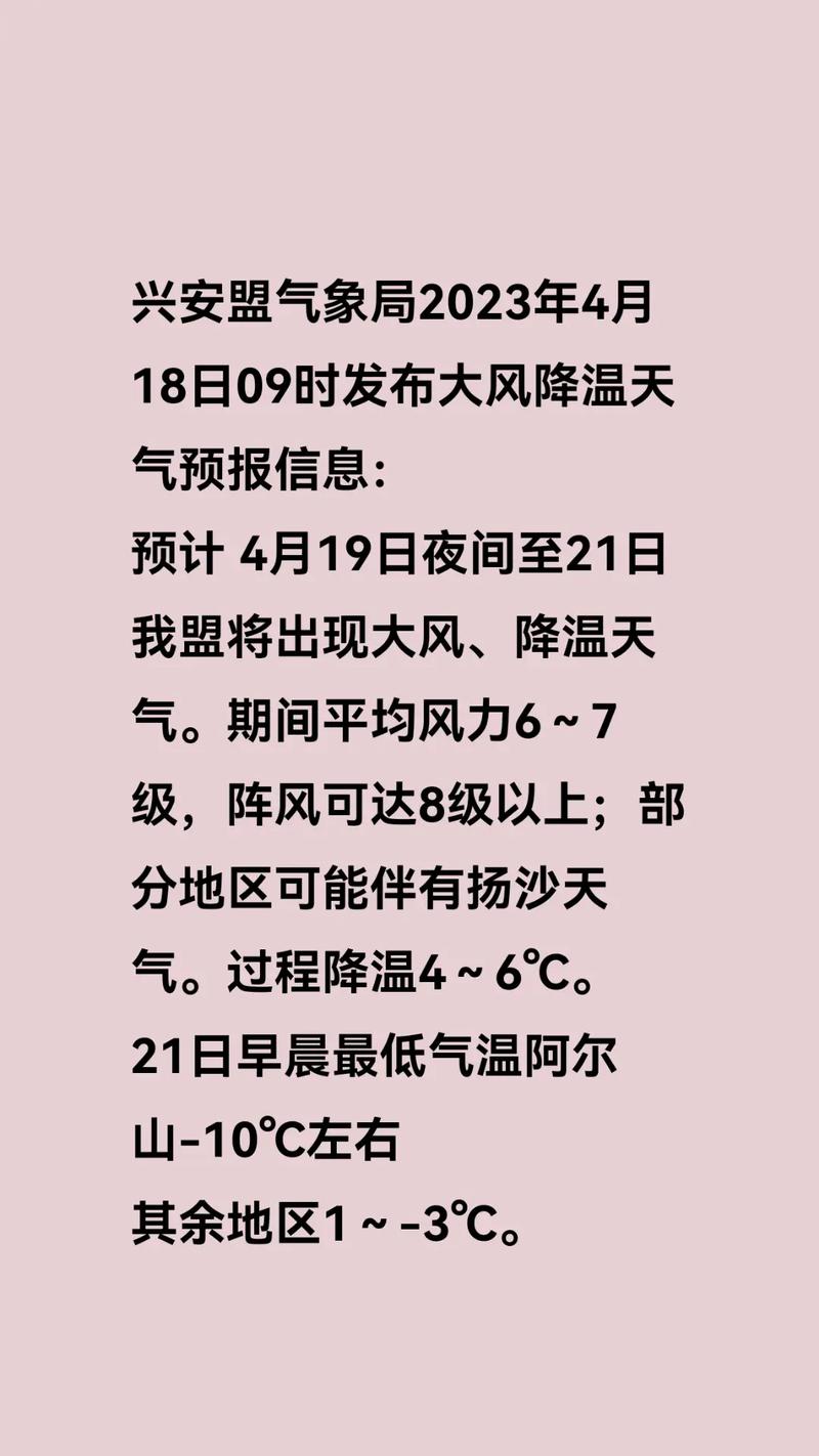 兴安盟天气预报(兴安盟天气预报15天精准)