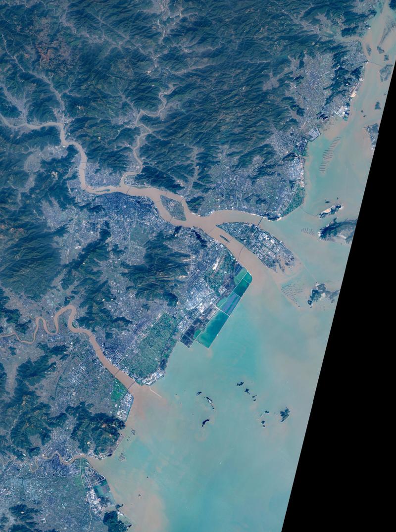 温州卫星地图(温州卫星云图)